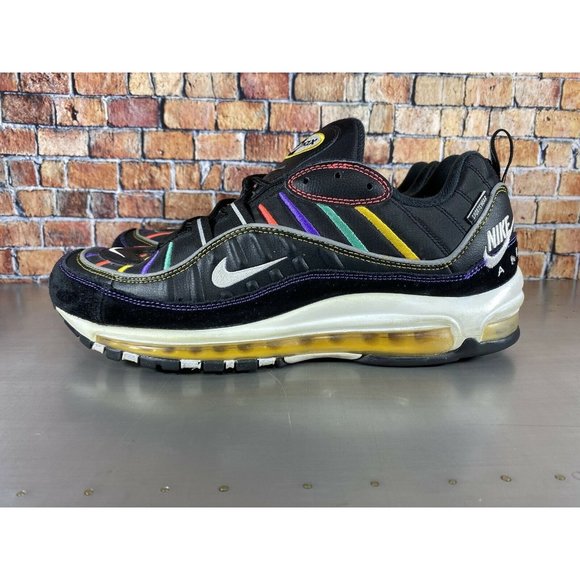 Nike Air Max 98 PRM Premium Martin Running Shoes Black Size 10.5 BV0989-023 - Picture 5 of 10